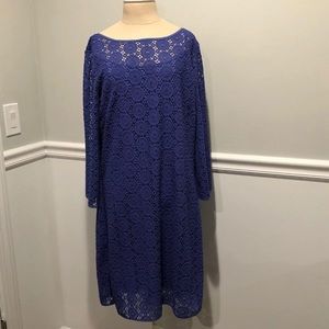 NWOT Lilly Pulitzer Crochet Purple Dress